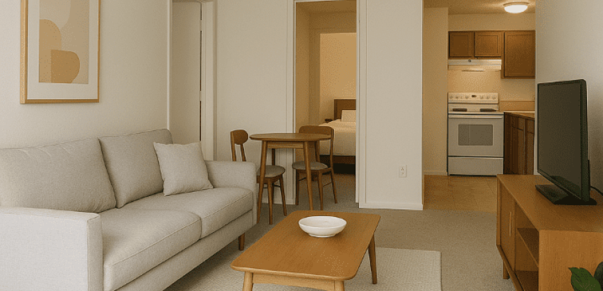 Clean 1-Bedroom Apartment